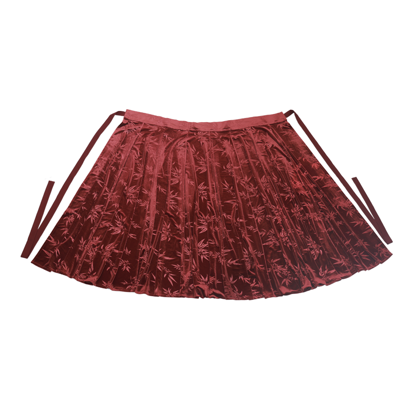 Song Dynasty Modern Hanfu Velvet Robe and Wrap Skirt - Guest Amidst the Snow 雪中客 (Preorder)