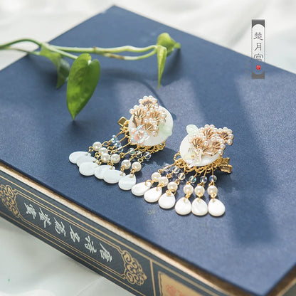 Hair Clips: Moon Fleur
