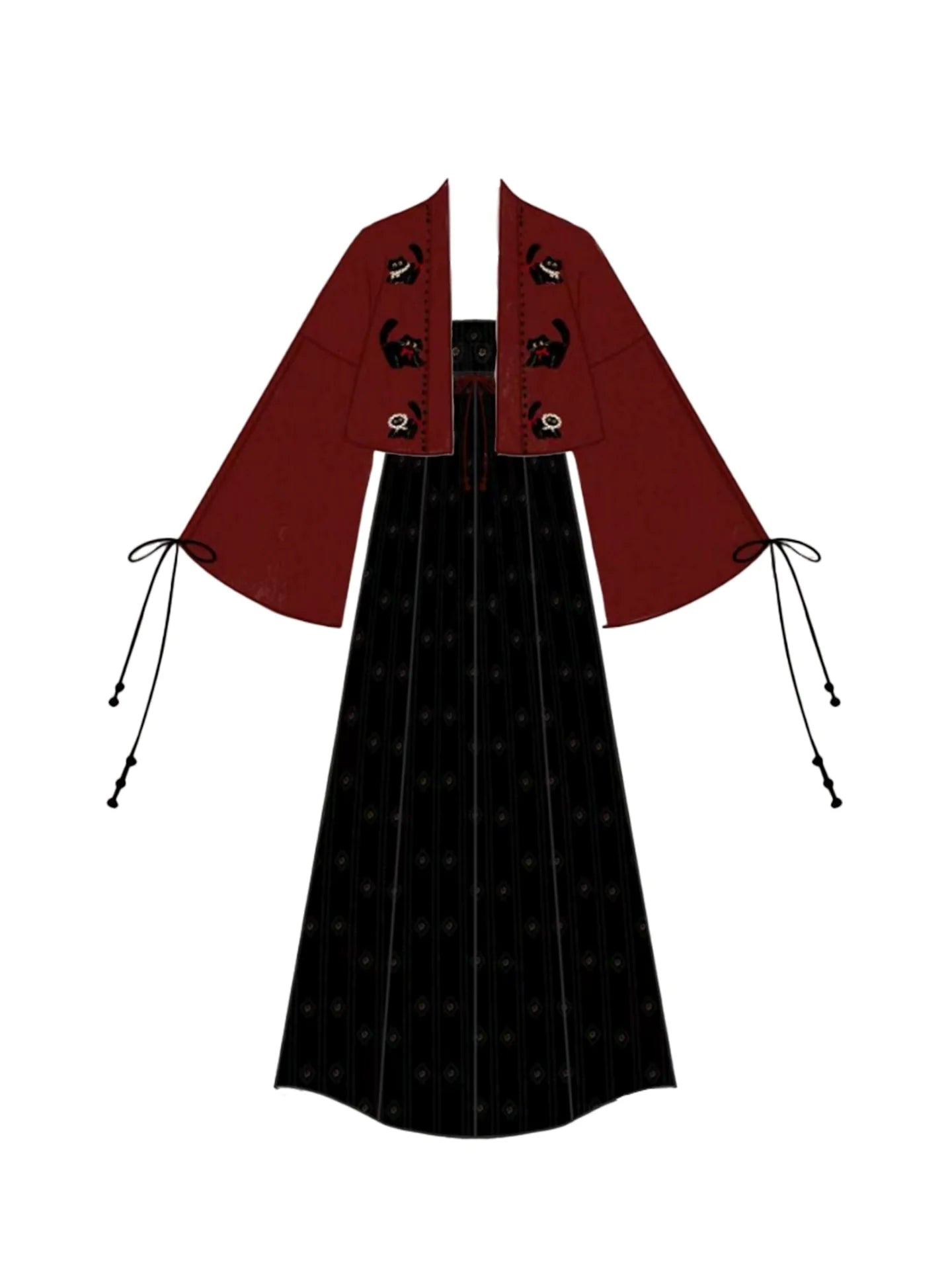 Meow Tang Lu 喵唐录 - Modern Tang Dynasty Hanfu Dress (Preorder)