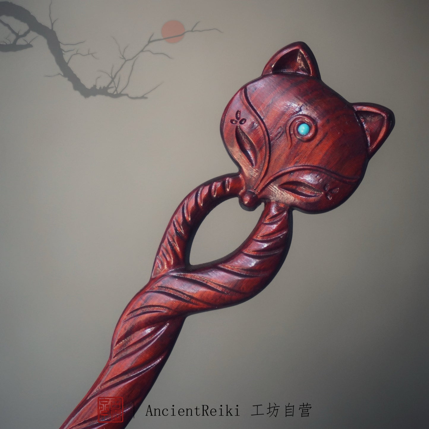 Qingqiu Fox Hair Stick | Hanfu Hair Accessory