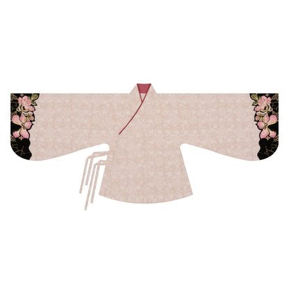 Ming Dynasty Modern Hanfu Pipa Sleeve Top, Vest, and Mamianqun - Qingrong Nuancui 晴蓉暖翠