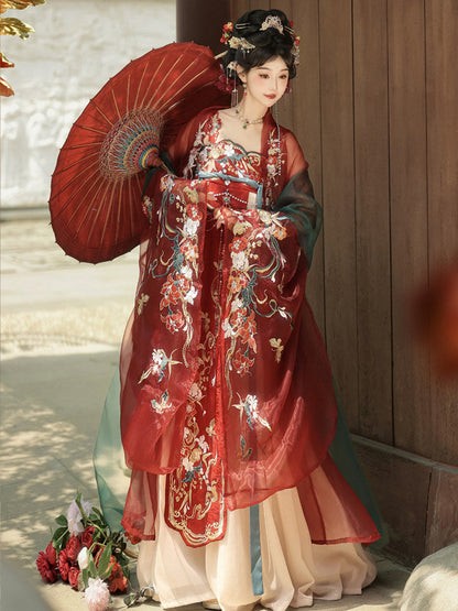 Ruyi | Tang Dynasty Qixiong Ruqun Hanfu Outfit