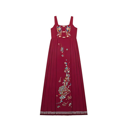 Ming Dynasty Modern Hanfu Mamianqun Outfit - Yanlan 嫣兰