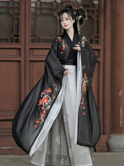 Wei Jin Dynasty Qiyao Ruqun Hanfu | Plum Blossom