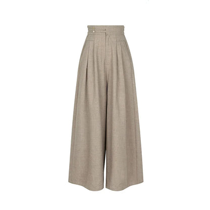 New Chinese Style Women Sun Embroidered Shirt with Wide Leg Pants - Guangfu 光芜 (Preorder)