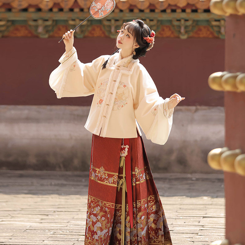 Ming Dynasty Chinese New Year Festival Hanfu | Moonlit Night 月夜