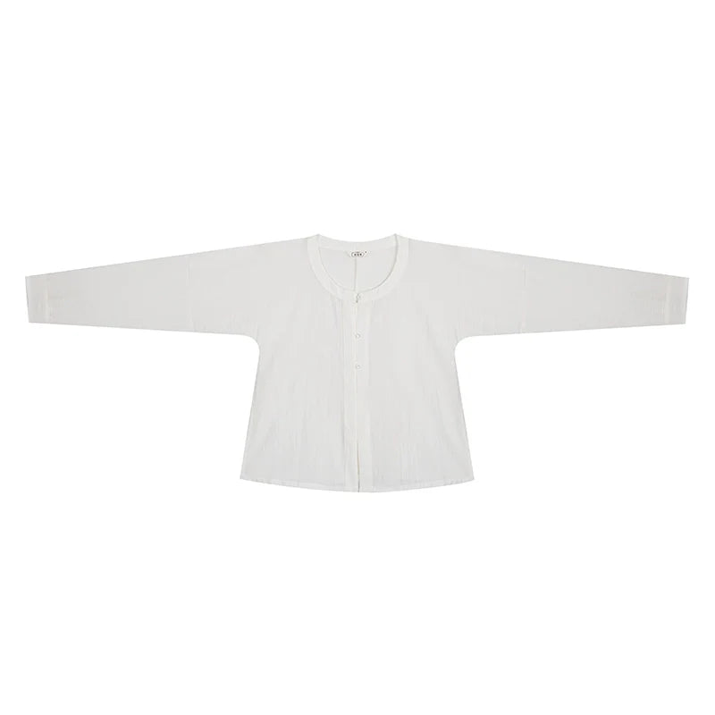 Song Dynasty Modern Hanfu Set with Majia, Long Sleeve Top and Spiral Skirt - Charming Bamboo 君竹 (Preorder)