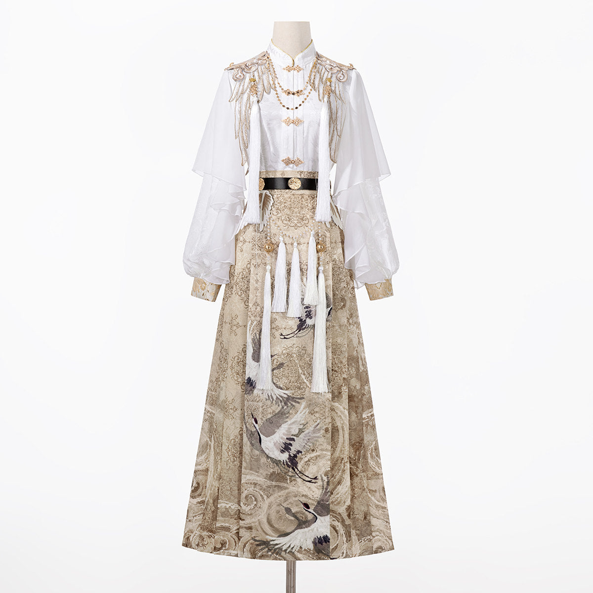 New Chinese Style Long Sleeve Top and Mamianqun - Heavenly Envoy 天国使臣