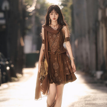Floating Sands | Bustier with Ming Dynasty Style Mamianqun
