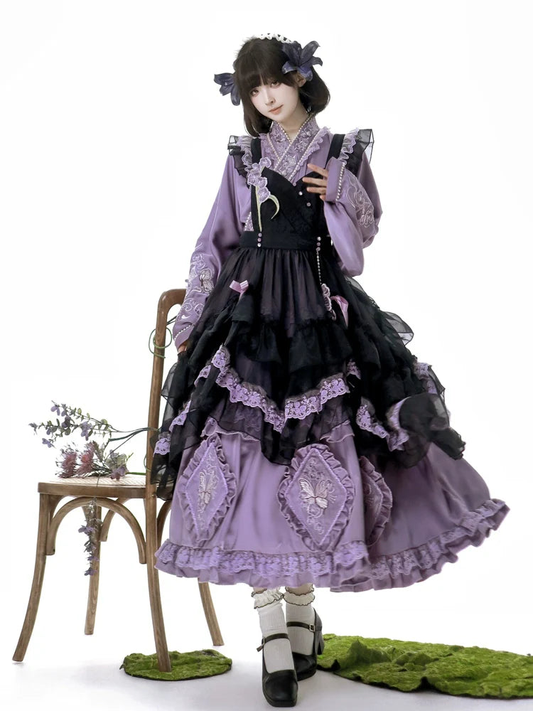 Qi Lolita Dress | Orchid Garden