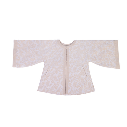 Ming Dynasty Modern Hanfu Round Collar Jacket and Elastic Skirt - Rouhua 柔华