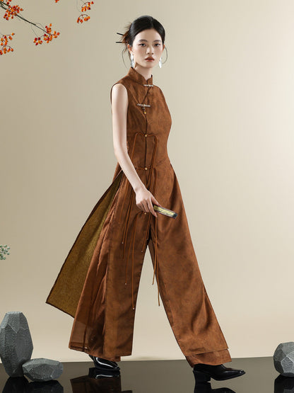 Modern Ode-Inspired Qipao Dress | New Chinese Style Slim Cheongsam