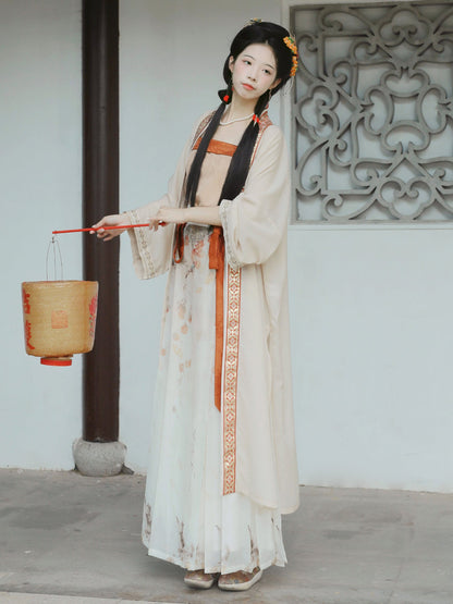 Persimmon 橙柿 - Song Dynasty Style Qiyao Ruqun Hanfu