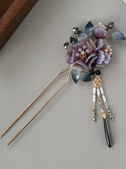 Ink Clouds Hair Stick  | Ancient Chinese Hair Accessory
