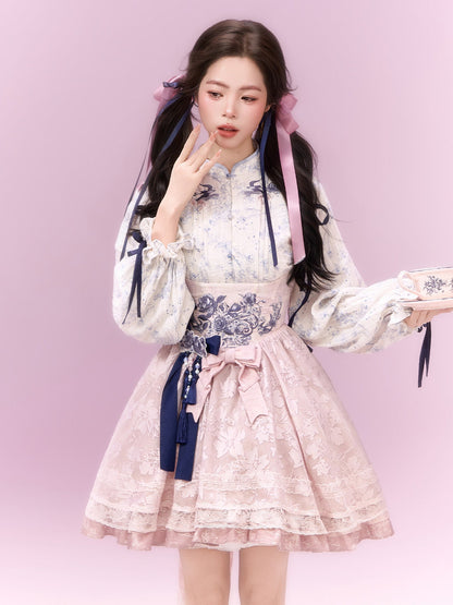 Porcelain Dream | Spring Ancient Style Sweet Pink Modern Xianxia Hanfu