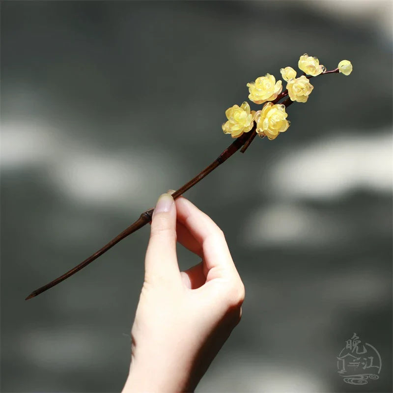 Winter Blossom Hair Stick | Ancient Chinese Hair Accessory