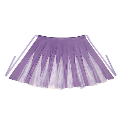 Song Dynasty Modern Hanfu Fairy Cardigan and Ten Panel Wrap Skirt - Iris 鸢尾花 (Preorder)