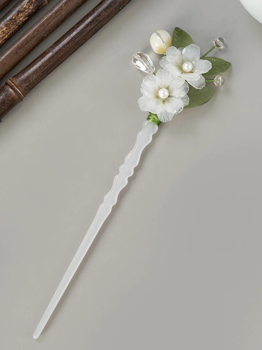 Pear Blossom Falling Clouds Hair Stick | Ancient Chinese Hair Accessory