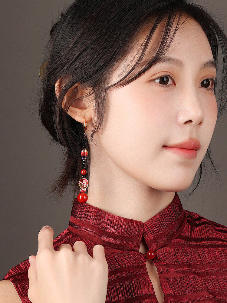 Little Scarlet Fish Earrings | Cheongsam Jewelry