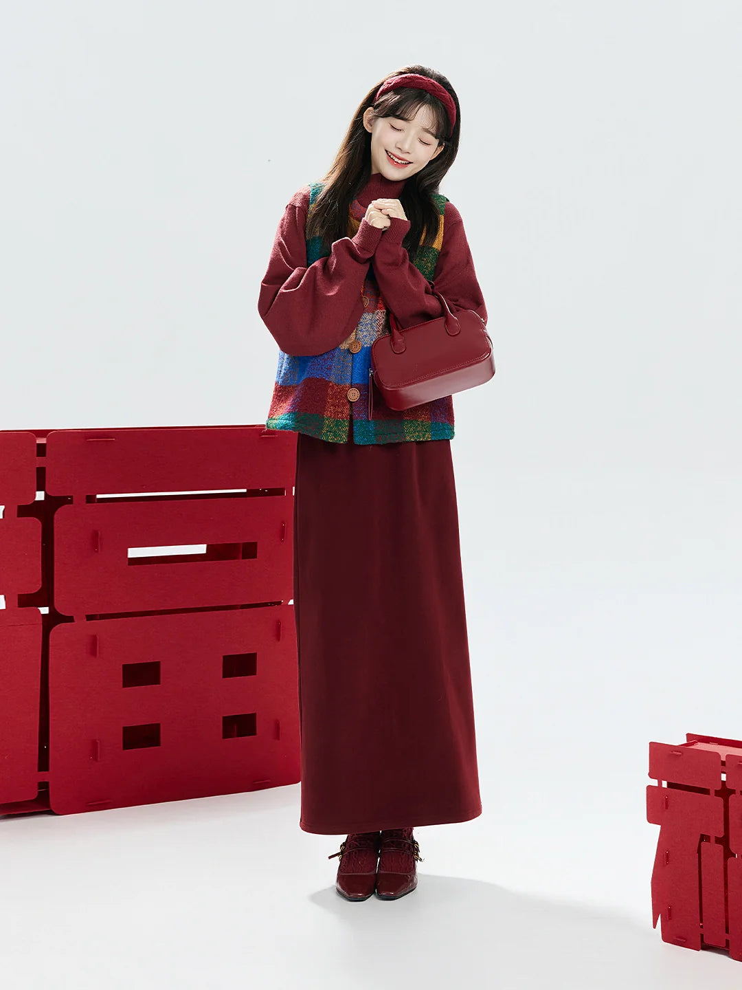 Song Dynasty Modern Hanfu Set for Chinese New Year Festivals - Hongyun 虹云 (Preorder)
