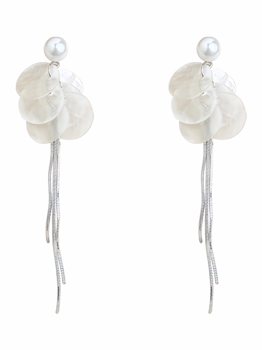 Pearls and Shells Earrings | Hanfu Jewelry