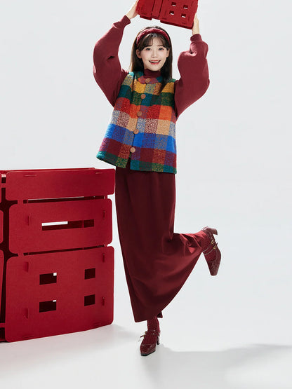 Song Dynasty Modern Hanfu Set for Chinese New Year Festivals - Hongyun 虹云 (Preorder)