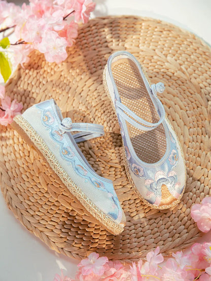 Lucy - Sheer Embroidered Chinese Hanfu Shoes