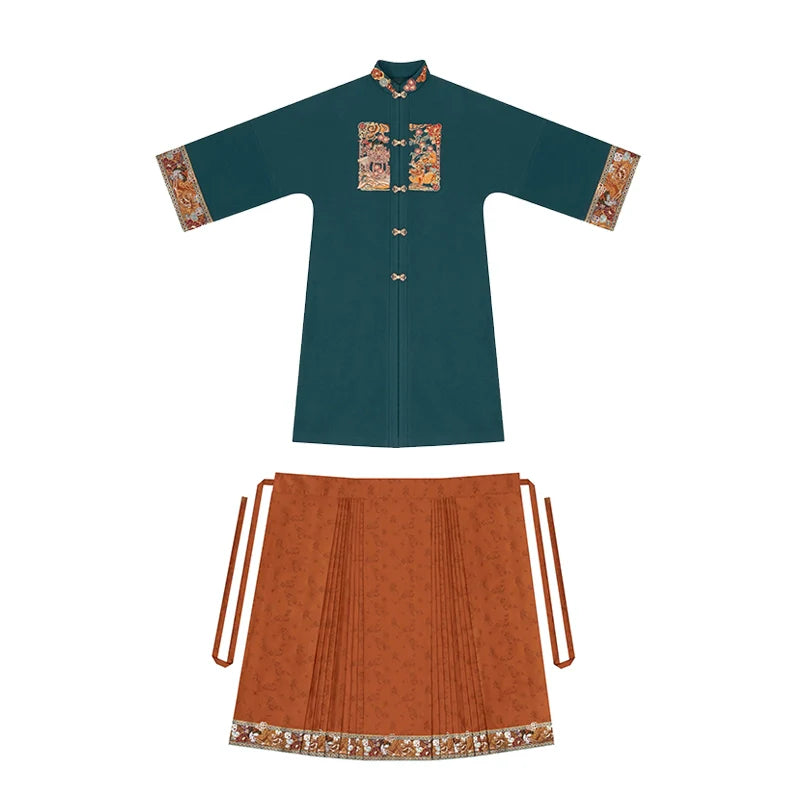 Ming Dynasty Modern Hanfu Mamianqun Outfit - Qianqiu 影舞千秋