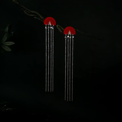 Zen Tassel Earrings | Cheongsam Jewelry