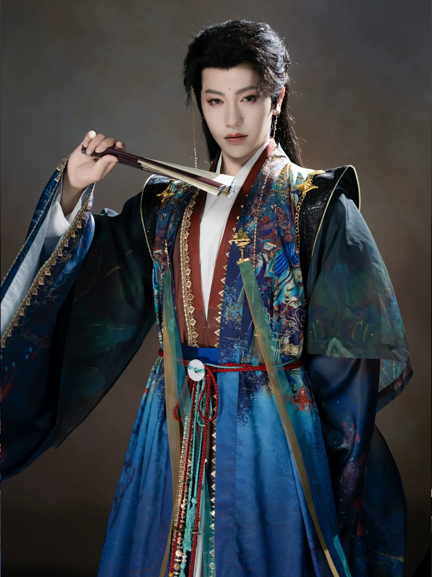Demon Prince of Dunhuang - Male Xianxia Hanfu Ancient Chinese Costume (Preorder)