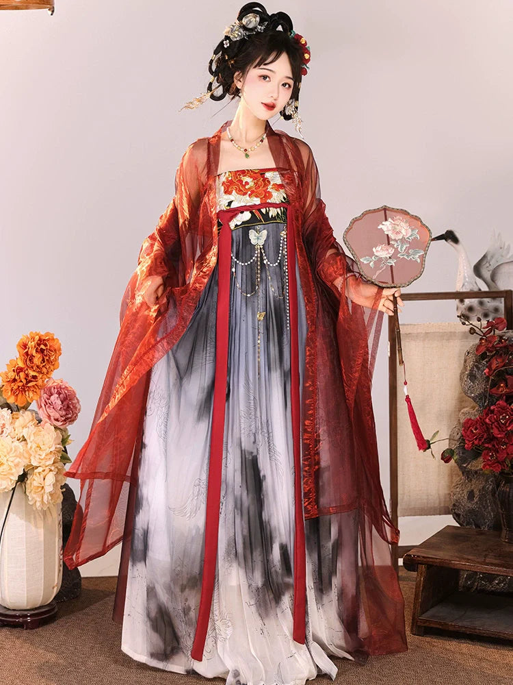 Moyunjian 墨云间 - Tang Dynasty Style Qixiong Ruqun