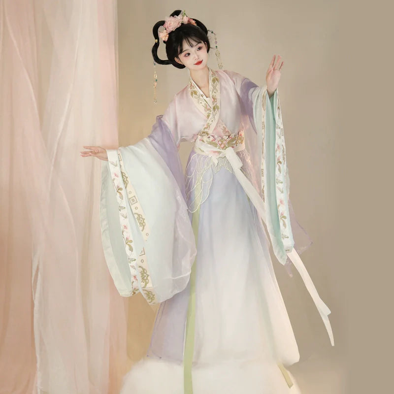 Wei Jin Dynasty Qiyao Ruqun Hanfu | Fairy Spirit