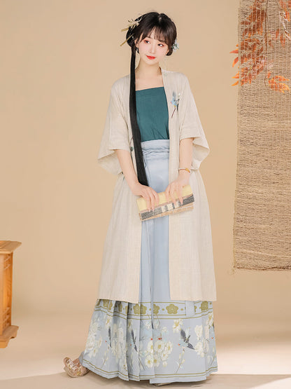 Changgan Temple 长干寺 - Song Dynasty Style Qiyao Ruqun Hanfu