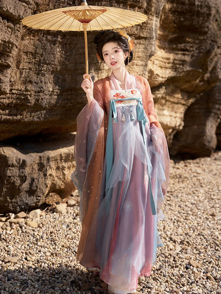 Flower Shadow 花影 - Tang Dynasty Style Qixiong Ruqun