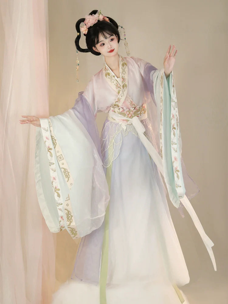 Wei Jin Dynasty Qiyao Ruqun Hanfu | Fairy Spirit