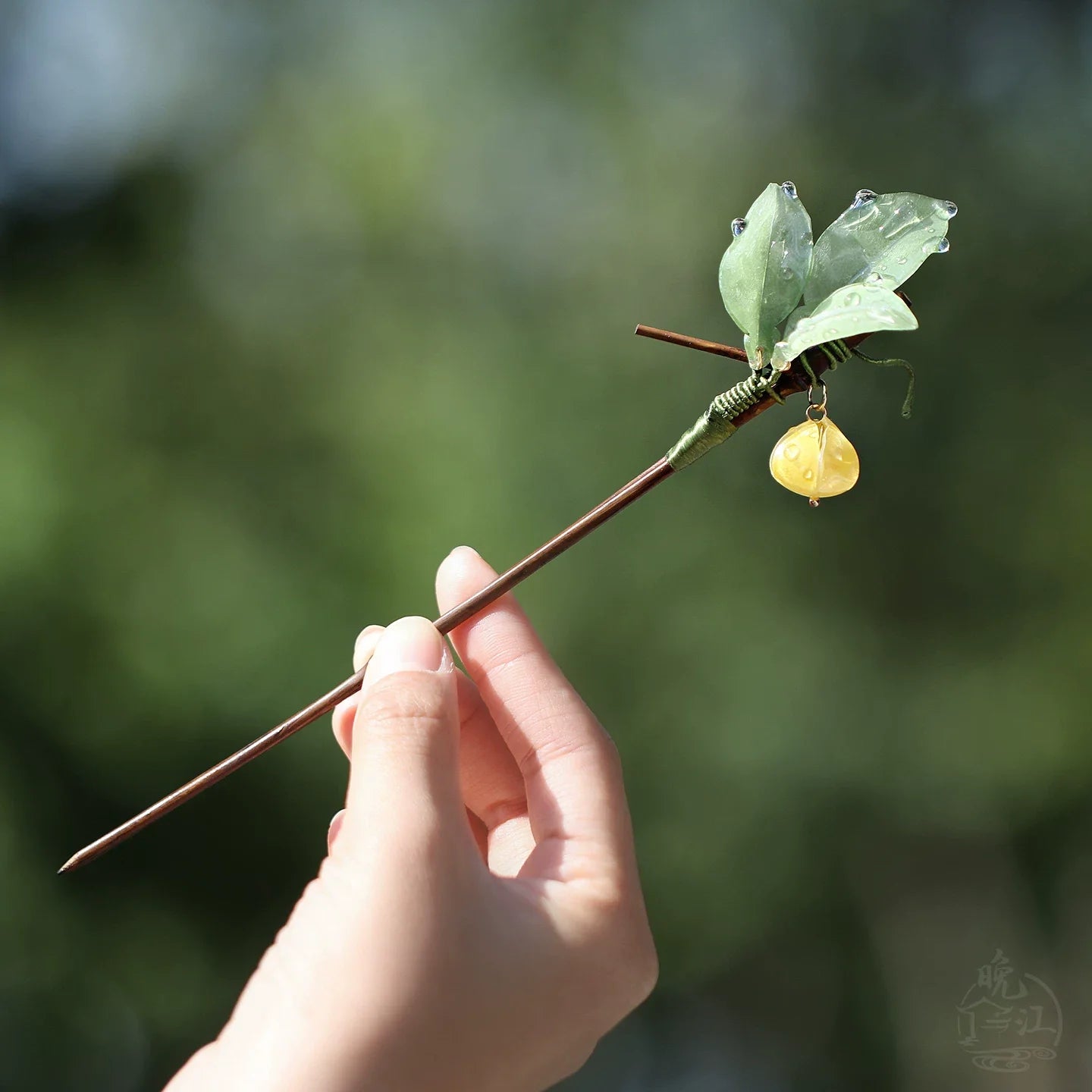 Pomelo Leaves Hair Stick | Ancient Chinese Hair Accessory