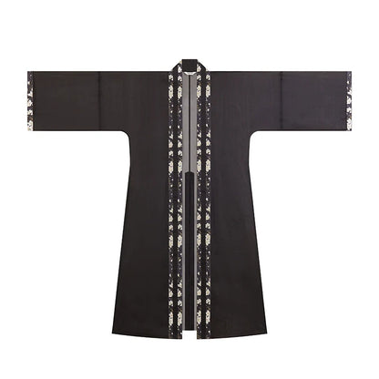 Ming Dynasty Modern Hanfu Beizi with Mamian Slip Dress - Floating Fragrance 浮玉生香