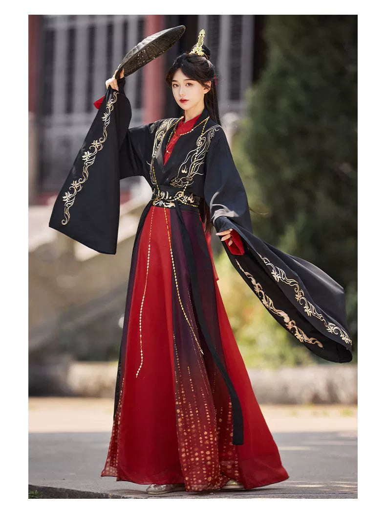 Wei Jin Dynasty Qiyao Ruqun Hanfu | Xihe 羲和