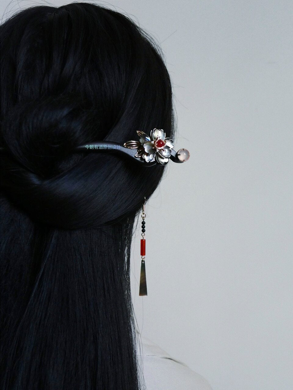 Oriental Ruby Shells Earrings | Hanfu Jewelry
