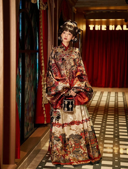 Ming Dynasty Chinese New Year Festival Hanfu | Xuanma Qiankun 玄马乾坤