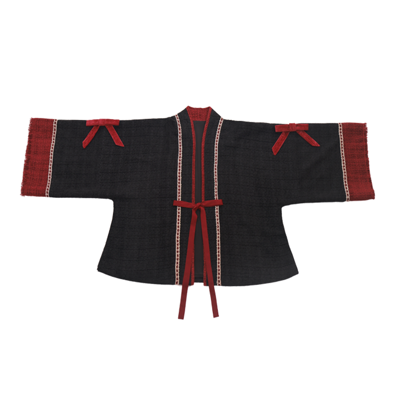 Festive Hanfu Crop Jacket and Spiral Skirt for Chinese New Year - Serenade 小夜曲 (Preorder)