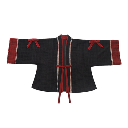 Festive Hanfu Crop Jacket and Spiral Skirt for Chinese New Year - Serenade 小夜曲 (Preorder)