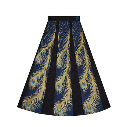 Tang Dynasty Modern Hanfu Set with Beizi Overlay & Flowing Eight-Panel Skirt - Yinzhu 飒翎银竹 (Preorder)