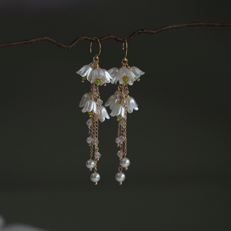 Lily of the Valley Antique Earrings | Hanfu Jewelry