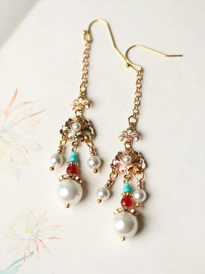 Gorgeous Tang Dynasty Earrings | Hanfu Jewelry