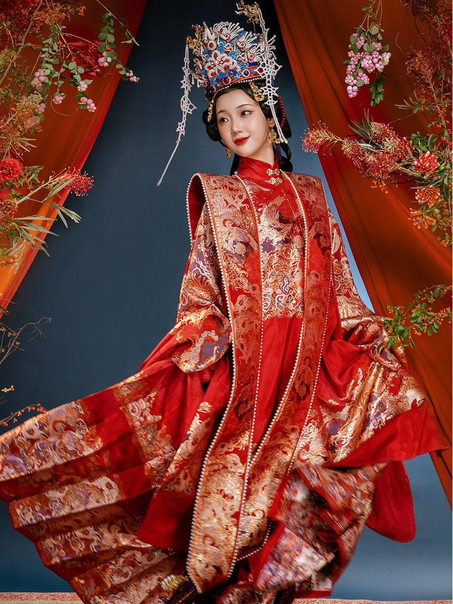 Ming Dynasty Chinese Wedding Hanfu Couple Set | Mutual Trust 两不疑