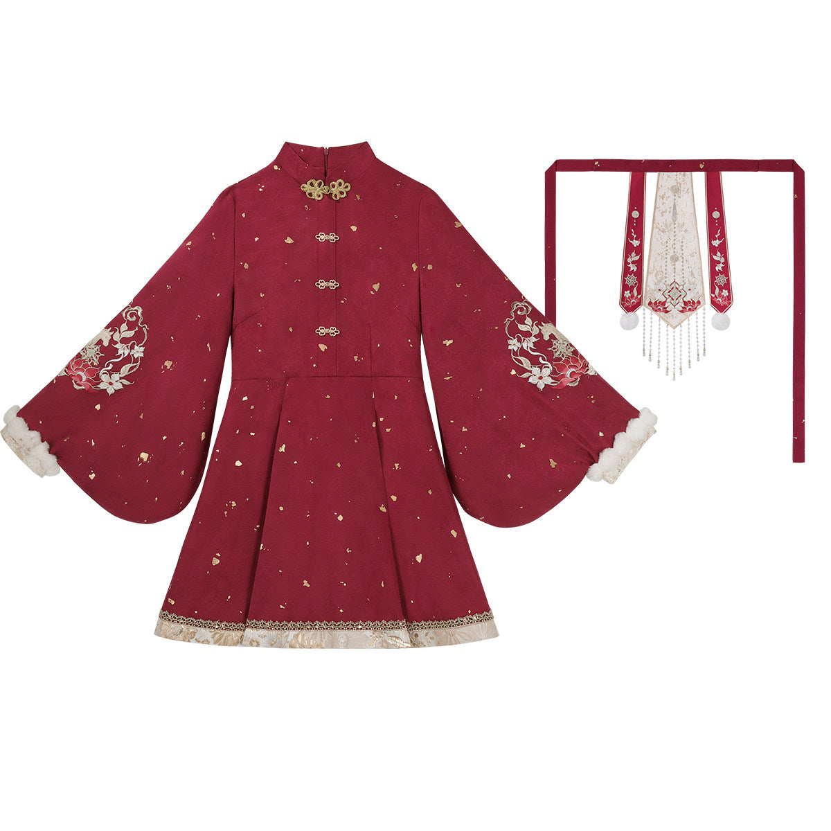 Modern Ming Dynasty Chinese New Year Festival Hanfu | Gallop in Spring 马踏春华