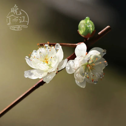 Green Plum Hair Stick | Ancient Chinese Hair Accessory