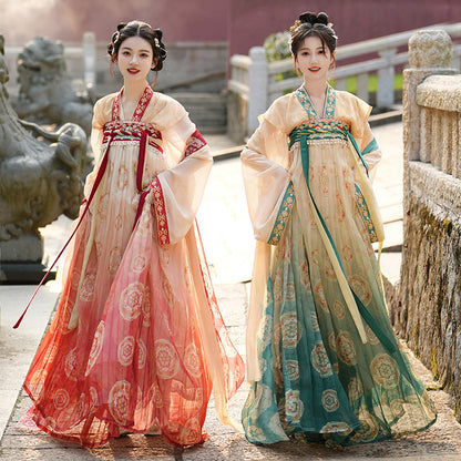 Dream Back to Tang - Tang Dynasty Style Qixiong Ruqun