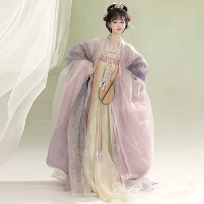 Morning Flower 花晨 - Tang Dynasty Style Qixiong Ruqun (Preorder)